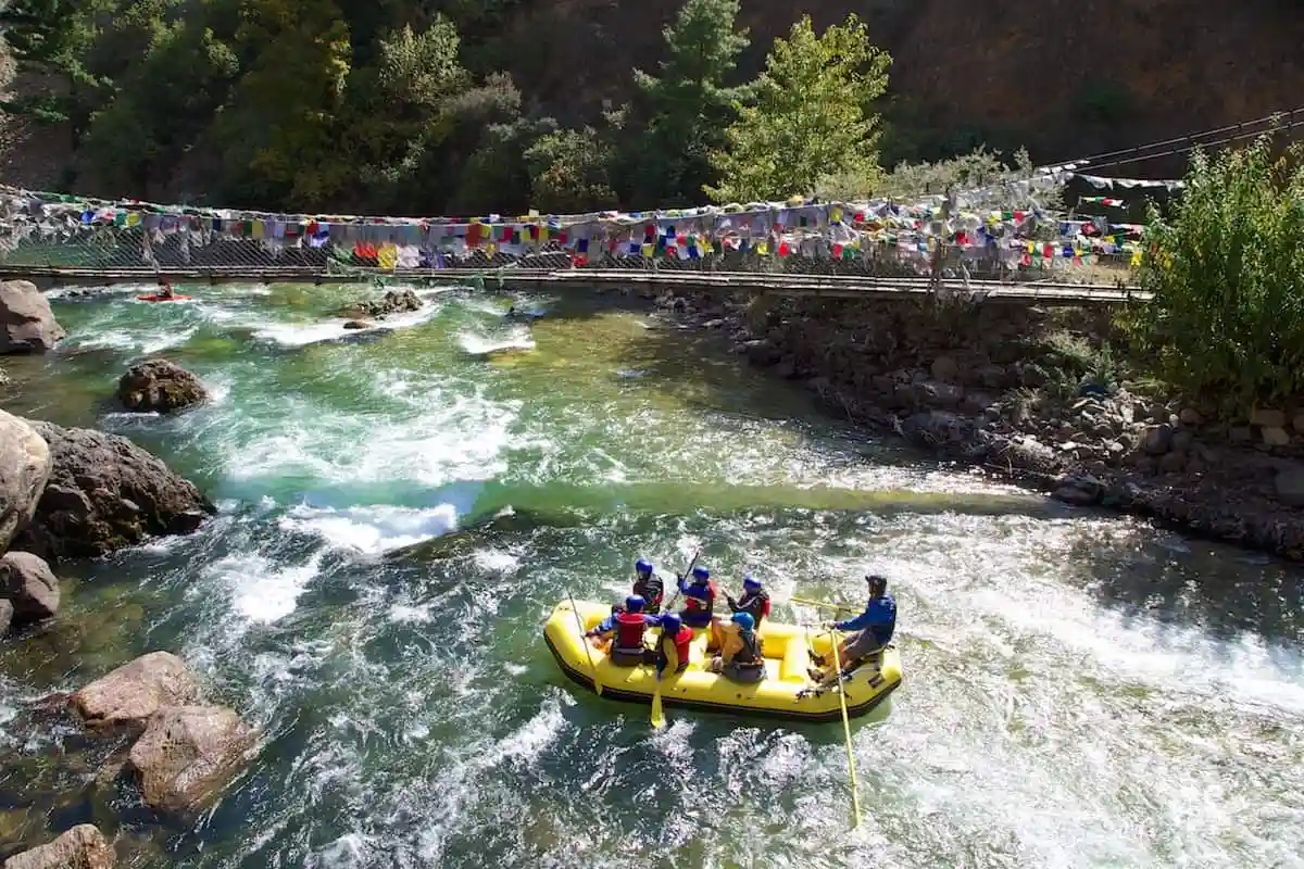 Bhutan river rafting