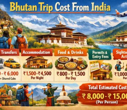 Bhutan Trip Cost From India