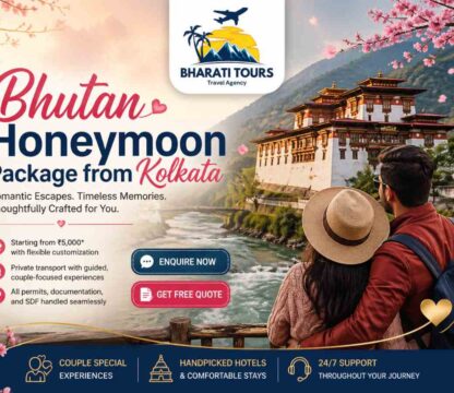 Bhutan Honeymoon Package from Kolkata