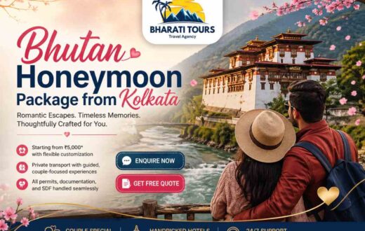 Bhutan Honeymoon Package from Kolkata